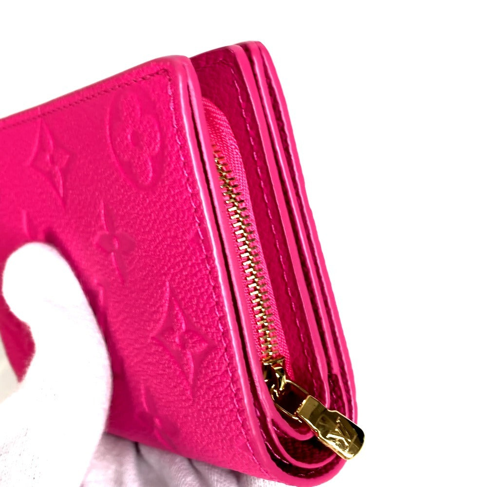 LOUIS VUITTON M14140 Monogram Multicolor LV×TM Takashi Murakami Portefeuil Claire Compact Wallet Wallet Bifold Wallet Monogram Multicolor Canvas Unisex Cute Pink Pink