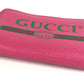 GUCCI 496319 Logo Wallet Coin Purse Round Zipper Coin Case Leather Unisex Pink