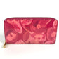 LOUIS VUITTON M90019 Ikat Flower Zippy Wallet Long Wallet Round Zipper Long Wallet Patent Leather Ladies Rose Andian Pink