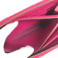 LOUIS VUITTON M90019 Ikat Flower Zippy Wallet Long Wallet Round Zipper Long Wallet Patent Leather Ladies Rose Andian Pink