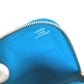 HERMES Remix Duo L-shaped Zipper with Coin Case Wallet Coin Purse Bifold Wallet Leather Unisex Blue