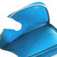 HERMES Remix Duo L-shaped Zipper with Coin Case Wallet Coin Purse Bifold Wallet Leather Unisex Blue