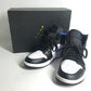NIKE 554724-140 Air Jordan 1 Mid Royal Air Jordan 1 Mid Royal Shoes shoes sneakers Leather / Synthetic leather blue/Black x White Used