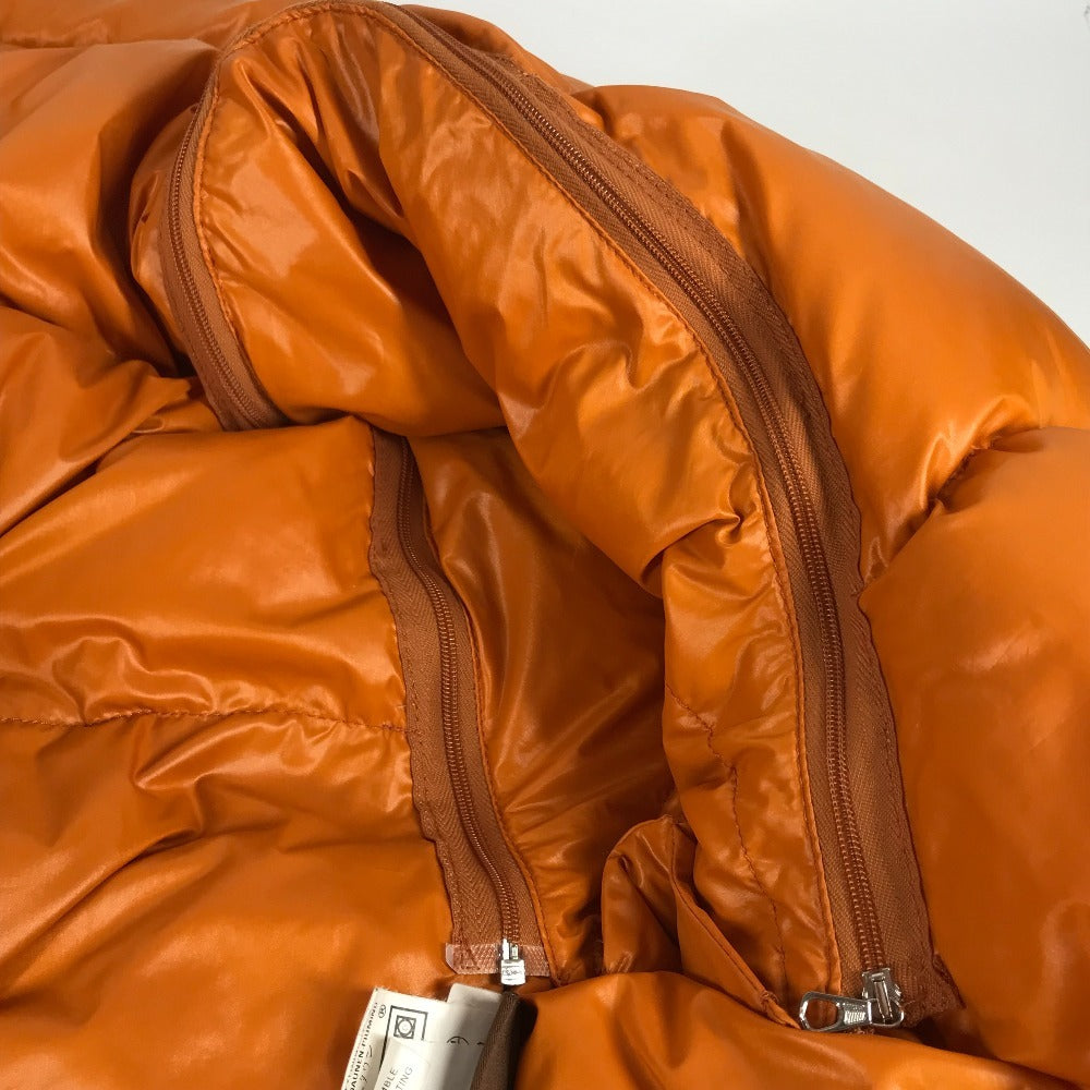 MONCLER 2WAY Down Vest Vest Logo Apparel Long Sleeve Down Outerwear Down Jacket Nylon Unisex Orange