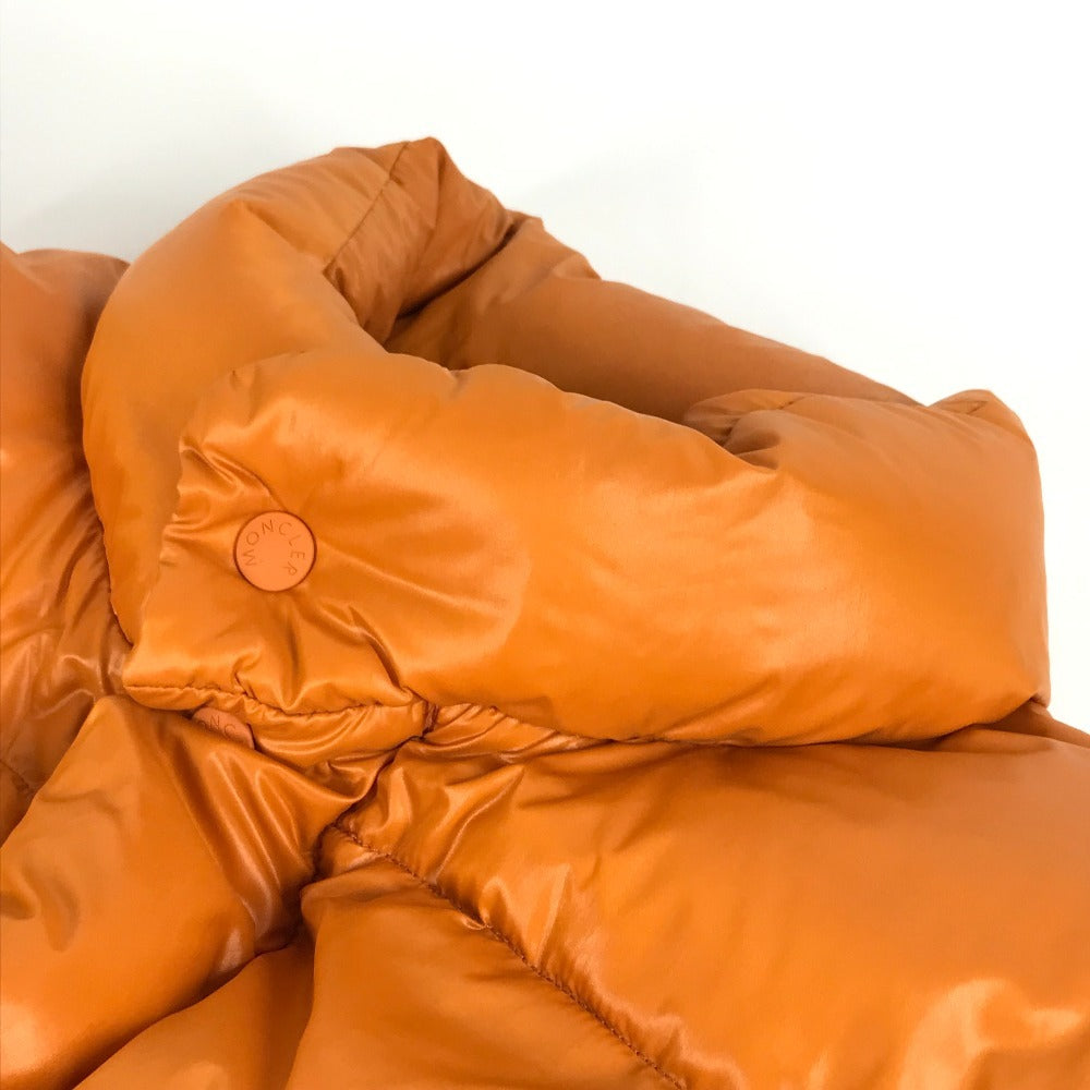 MONCLER 2WAY Down Vest Vest Logo Apparel Long Sleeve Down Outerwear Down Jacket Nylon Unisex Orange