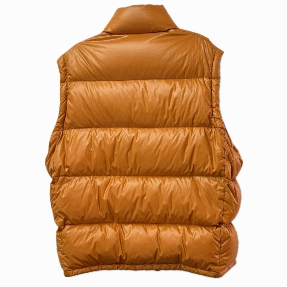 MONCLER 2WAY Down Vest Vest Logo Apparel Long Sleeve Down Outerwear Down Jacket Nylon Unisex Orange