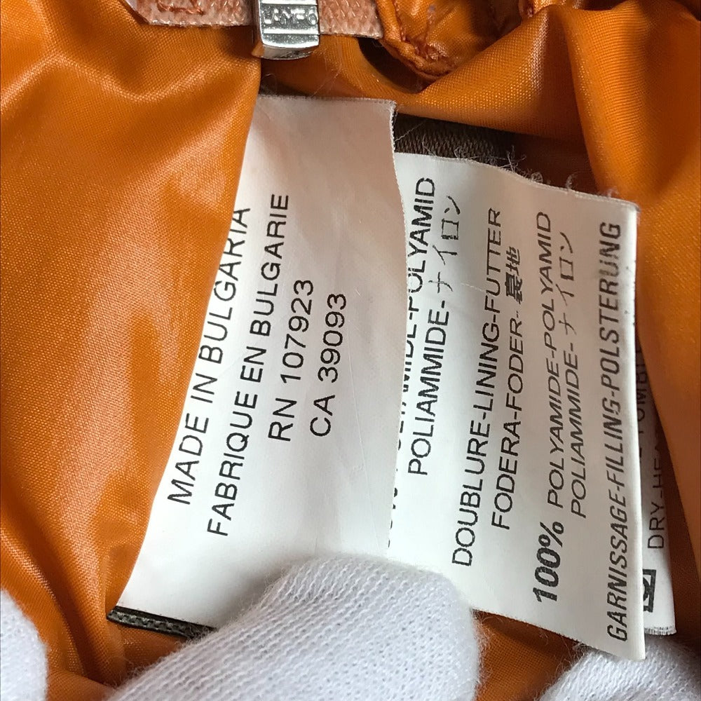 MONCLER 2WAY Down Vest Vest Logo Apparel Long Sleeve Down Outerwear Down Jacket Nylon Unisex Orange