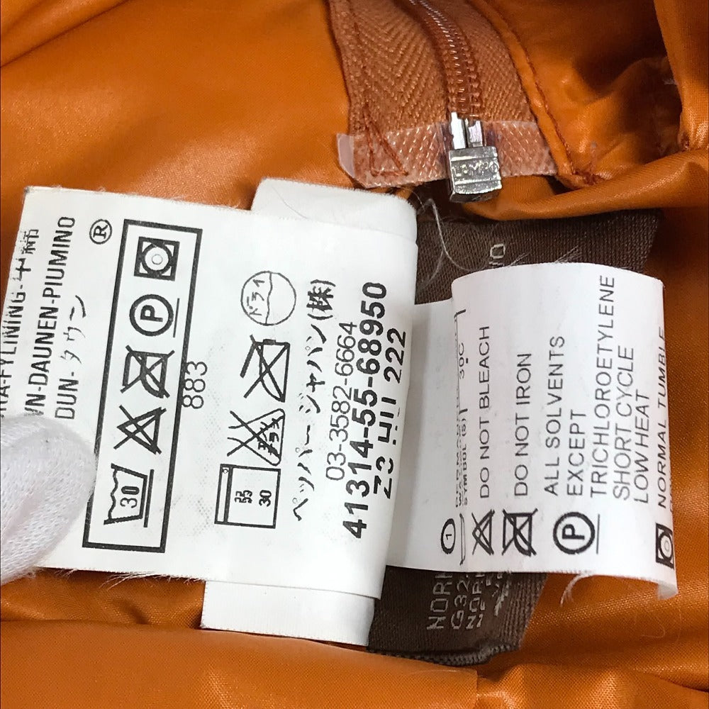 MONCLER 2WAY Down Vest Vest Logo Apparel Long Sleeve Down Outerwear Down Jacket Nylon Unisex Orange