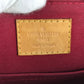 Louis vuitton m91593 vernis rayeur jalur alma bb 2way crossbody beg bahu beg tangan paten kulit wanita pomme d'Amour merah