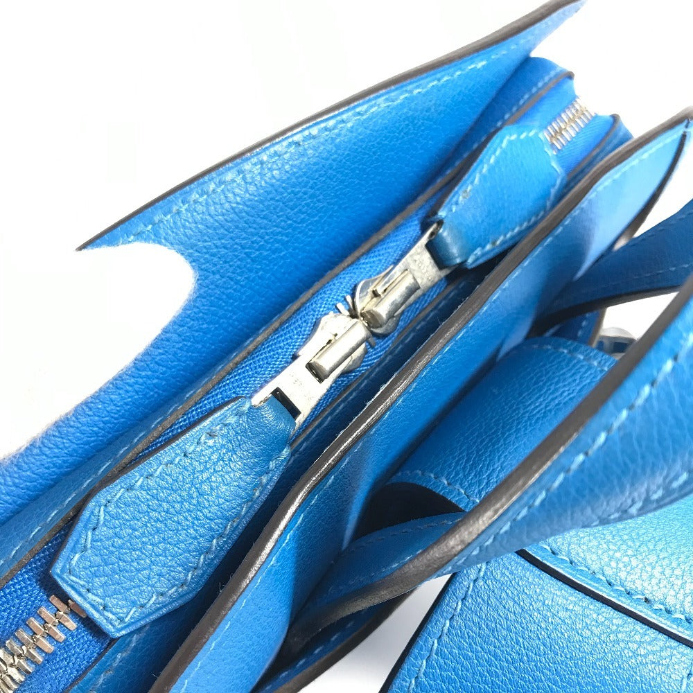 HERMES City Back 27 City Back 27 Bag Backpack Rucksack Evercolor Unisex Blue Zanzibar Blue