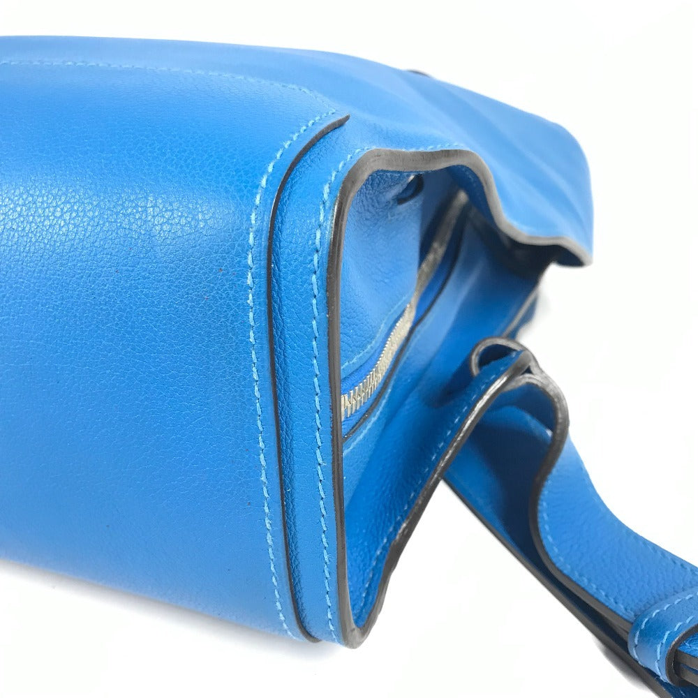 HERMES City Back 27 City Back 27 Bag Backpack Rucksack Evercolor Unisex Blue Zanzibar Blue