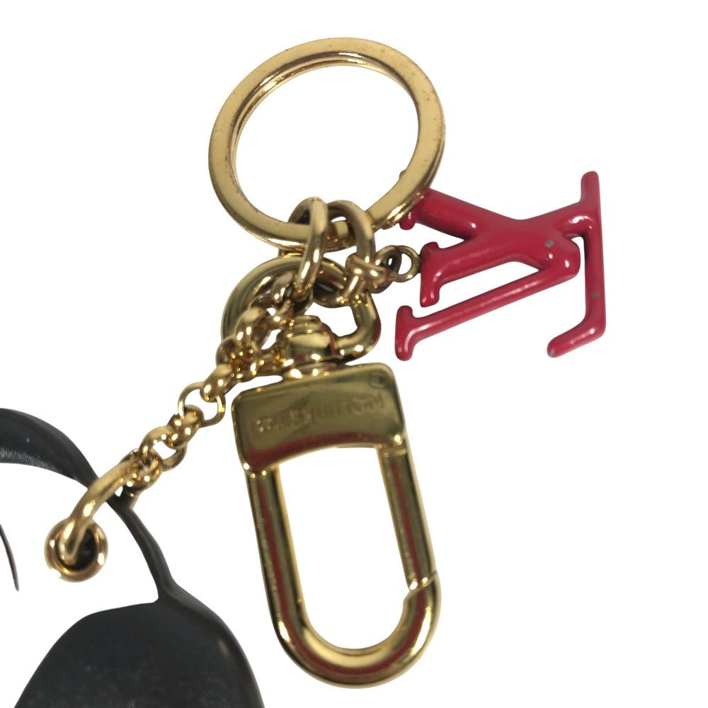 LOUIS VUITTON M01967 犬 ダルメシアン キーホルダー・アニモグラム ドッグ バッグチャーム キーホルダー レザー ユニセックス ホワイト