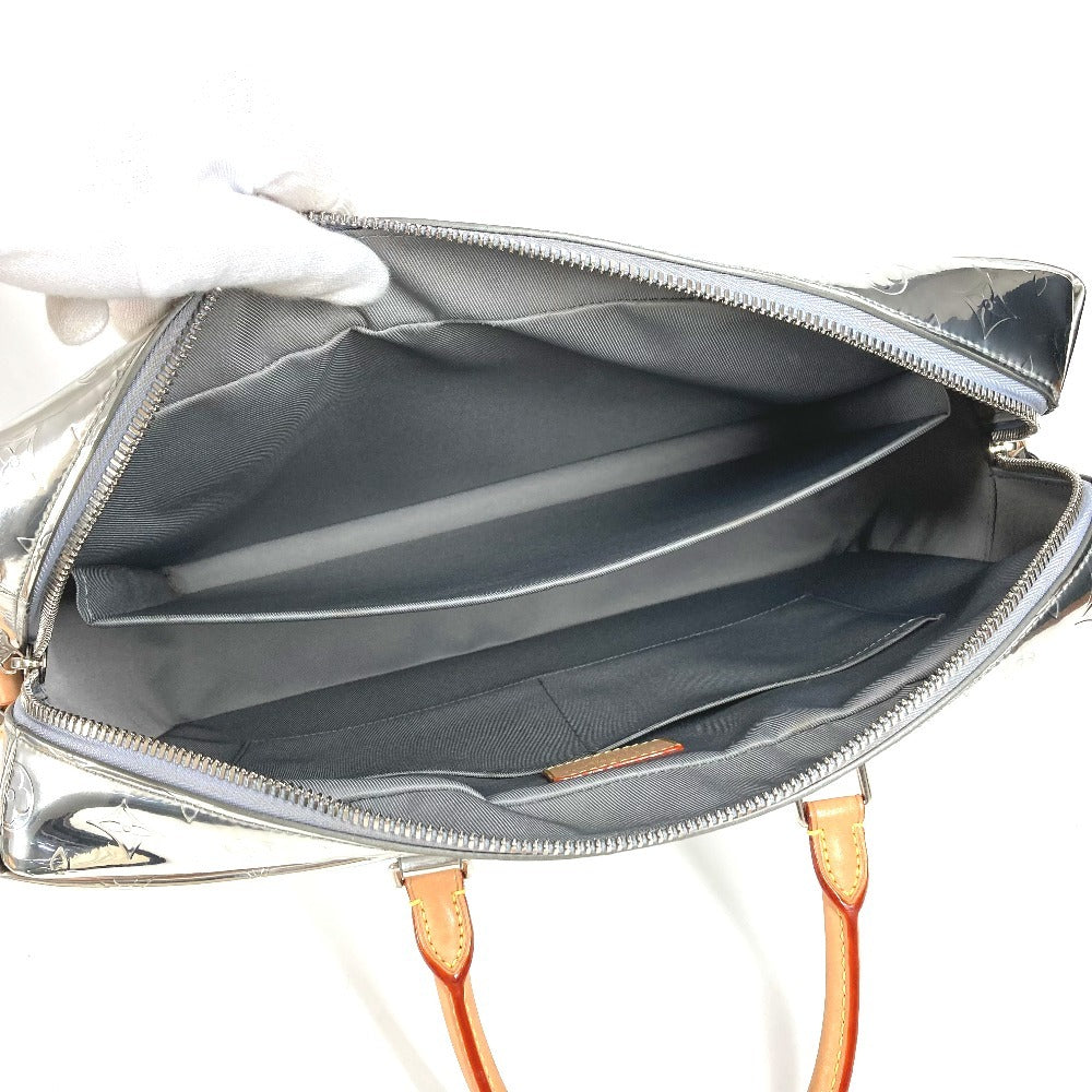 LOUIS VUITTON M58755 Monogram Mirror Neo PDV Porte Documentary Voyage Bag Bolso 2WAY Bolso Bandolera Bolso Business Cuero Unisex Plata