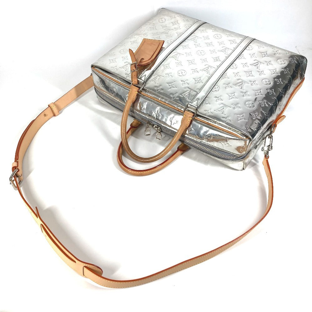 LOUIS VUITTON M58755 Monogram Mirror Neo PDV Porte Documentary Voyage Bag Bolso 2WAY Bolso Bandolera Bolso Business Cuero Unisex Plata