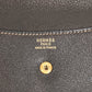 HERMES Vintage Logo Bag Pouch Flap Second Bag Clutch Bag Leather Unisex Brown