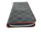 LOUIS VUITTON N63304 Damier Graphite Zippy Wallet Vertical Long Wallet Round Zipper Long Wallet Damier Graphite Canvas Unisex Black