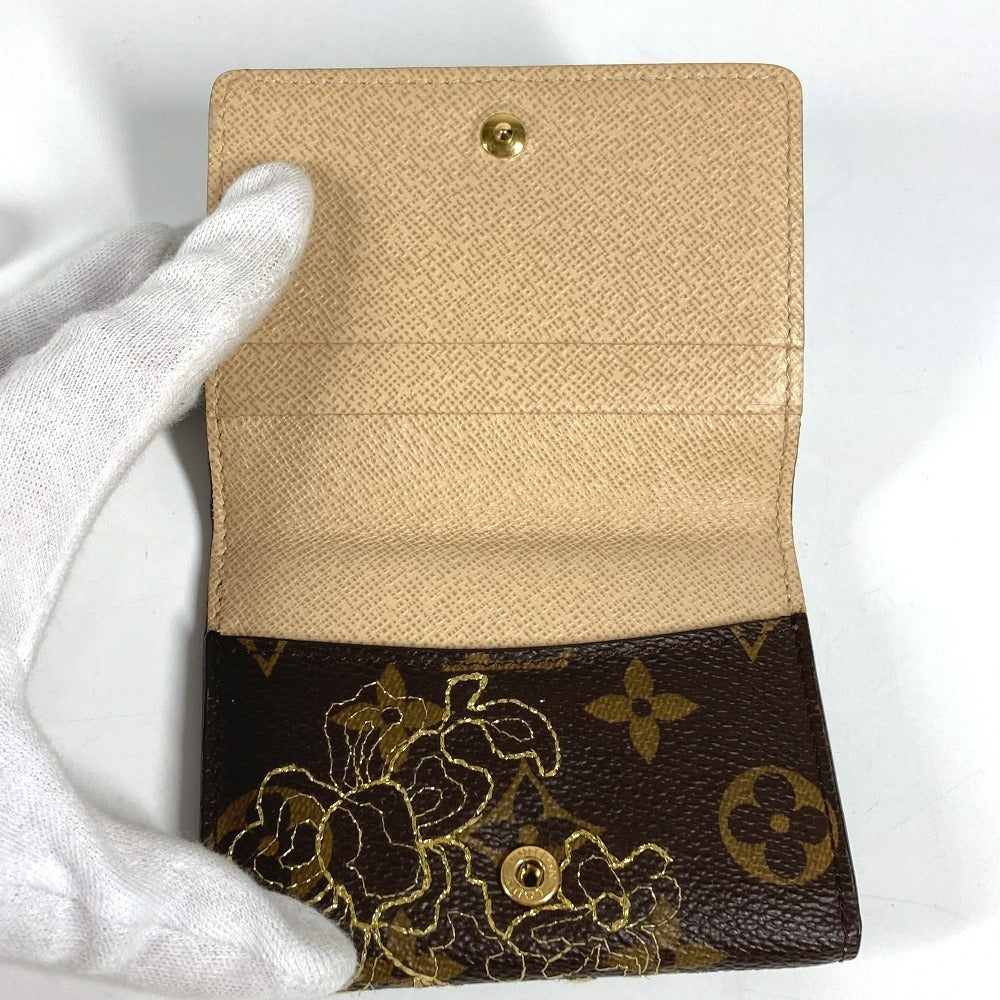 LOUIS VUITTON M95391 Monogram Dantel Embroidery Ludlow Compact Wallet Bifold Wallet Monogram Canvas Unisex Brown