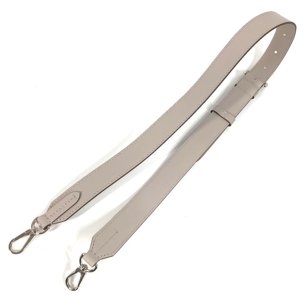 LOUIS VUITTON 付属品 ショルダーストラップ レザー レディース ライトグレー系