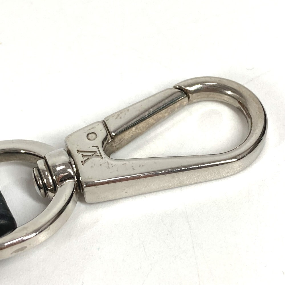 LOUIS VUITTON モノグラムフラワー スタッズ ロゴ ショルダーストラップ レザー レディース ブラック