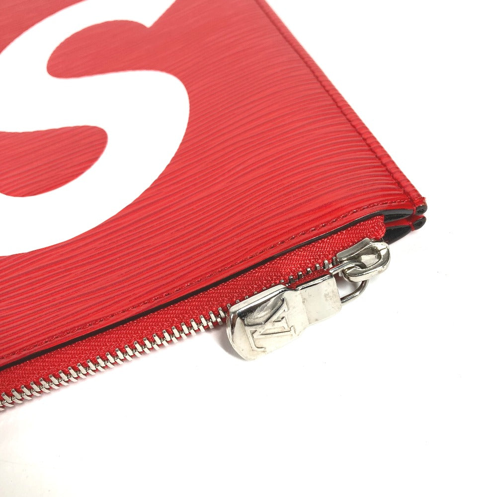LOUIS VUITTON M67722 Epi Pochette Jour GM Supreme Supreme Collaboration Bag Clutch Bag Epi Leather Men's Red