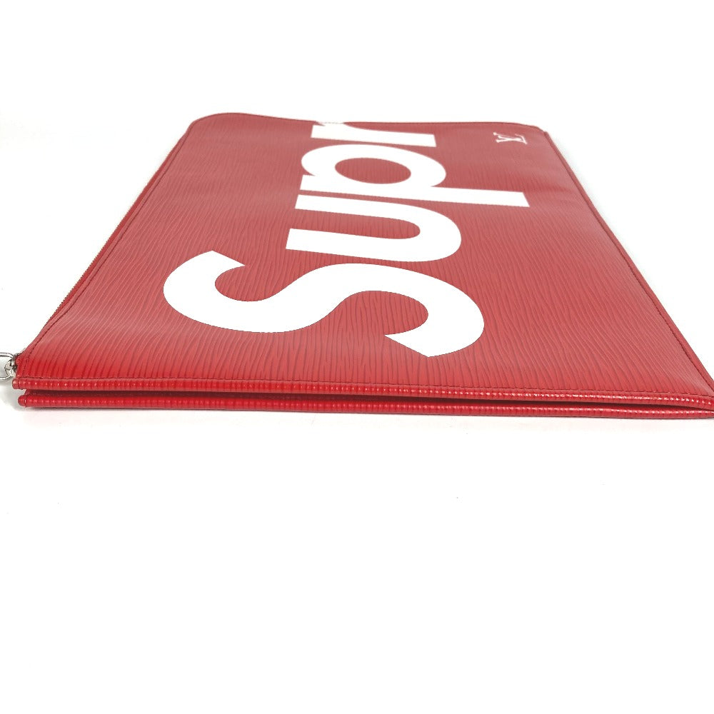 LOUIS VUITTON M67722 Epi Pochette Jour GM Supreme Supreme Collaboration Bag Clutch Bag Epi Leather Men's Red