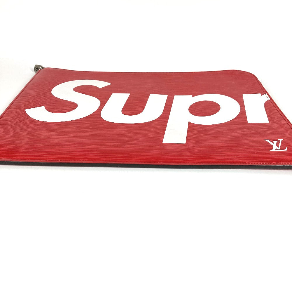LOUIS VUITTON M67722 Epi Pochette Jour GM Supreme Supreme Collaboration Bag Clutch Bag Epi Leather Men's Red