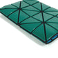 ISSEY MIYAKE BB83-AG711-67 Bicolor BAOBAO Card Case Business Card Holder Pass Case Card Case PVC Unisex Green