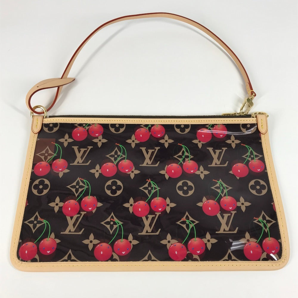 LOUIS VUITTON M14306 LV × TM モノグラム 村上隆 オンザゴー GM オンザゴーGM カバン ショルダーバッグ レザー/PVC レディース ブラウン