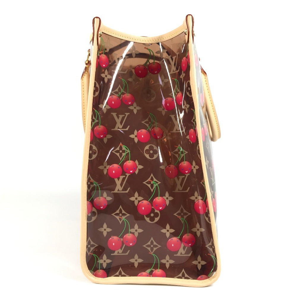 LOUIS VUITTON M14306 LV × TM モノグラム 村上隆 オンザゴー GM オンザゴーGM カバン ショルダーバッグ レザー/PVC レディース ブラウン