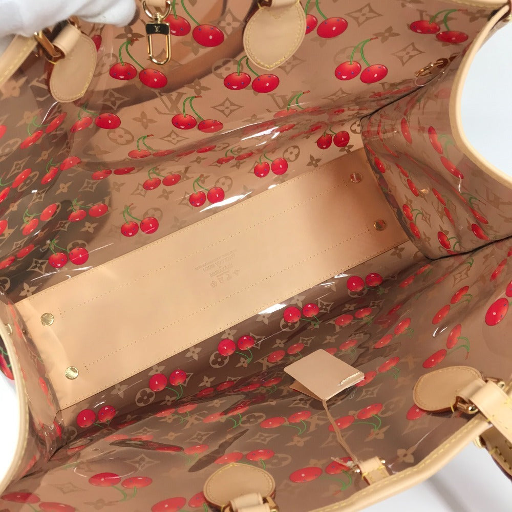 LOUIS VUITTON M14306 LV × TM モノグラム 村上隆 オンザゴー GM オンザゴーGM カバン ショルダーバッグ レザー/PVC レディース ブラウン