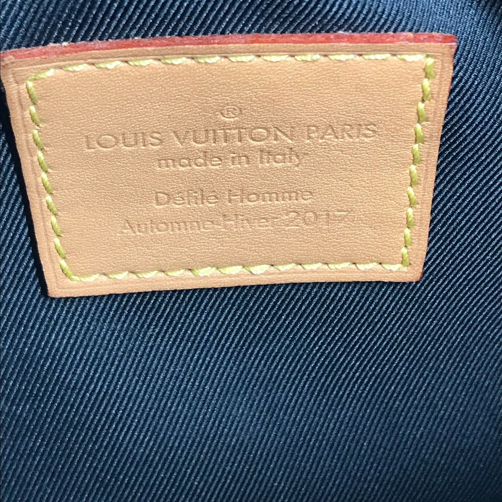 LOUIS VUITTON M44202 モノグラム カモフラージュ シュプリーム バムバックPM 17aw Supreme カバン クロス ベルトバッグ ボディバッグ レザー/キャンバス ユニセックス カーキ