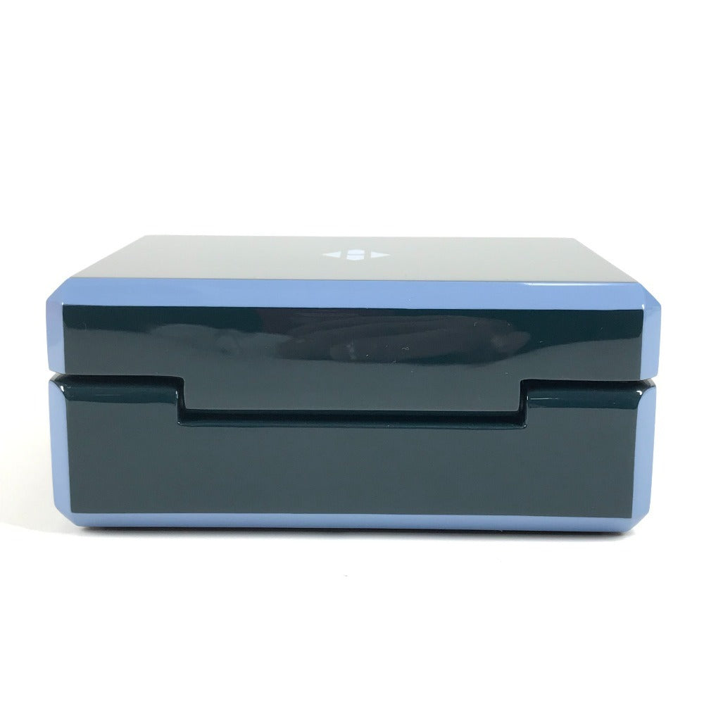 HERMES H401148M Interior Box Card Game Facet Poker H Tissage Card Game Poker Miscellaneous goods lacquer / Wood Blue Grand Phone blue Used