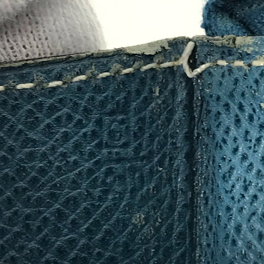 HERMES クラッチバッグ シップポーチ カバン メイクポーチ 化粧ポーチ フラット ポーチ エプソン ユニセックス ブルー