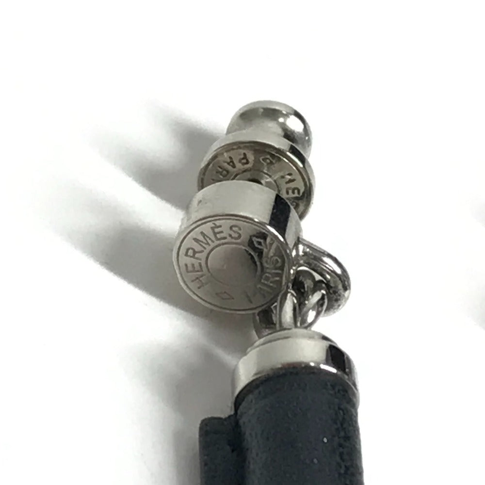 HERMES Charnière PM Charnière PM Accessories Earrings Swift Unisex Black