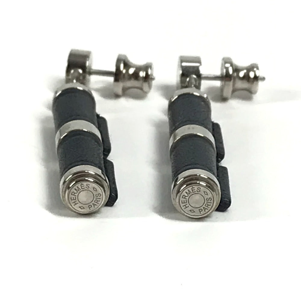 HERMES Charnière PM Charnière PM Accessories Earrings Swift Unisex Black