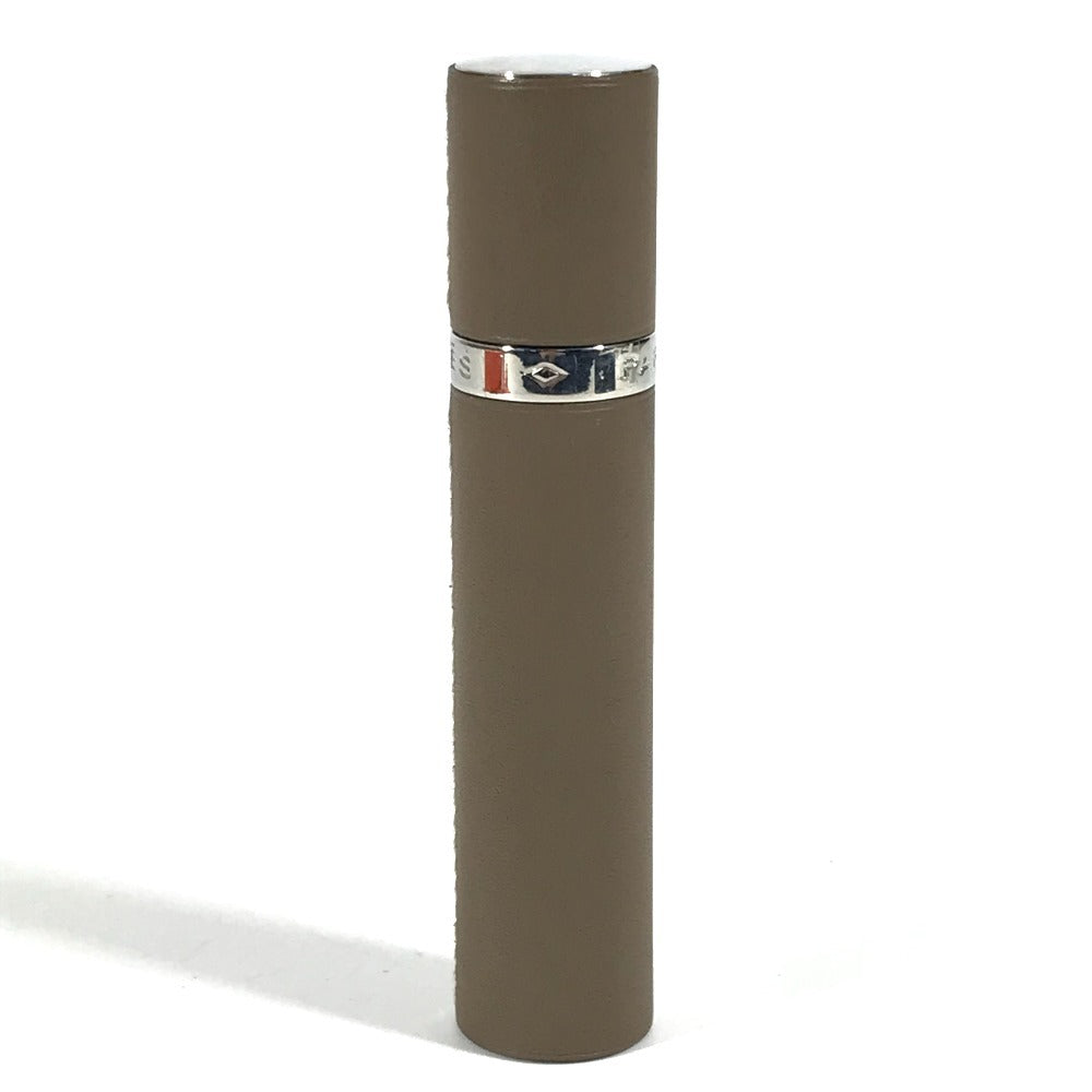 HERMES パフュームケース レフィラブル アトマイザー 香水ケース 香水入れ 小物入れ レザー ユニセックス エトゥープ グレー