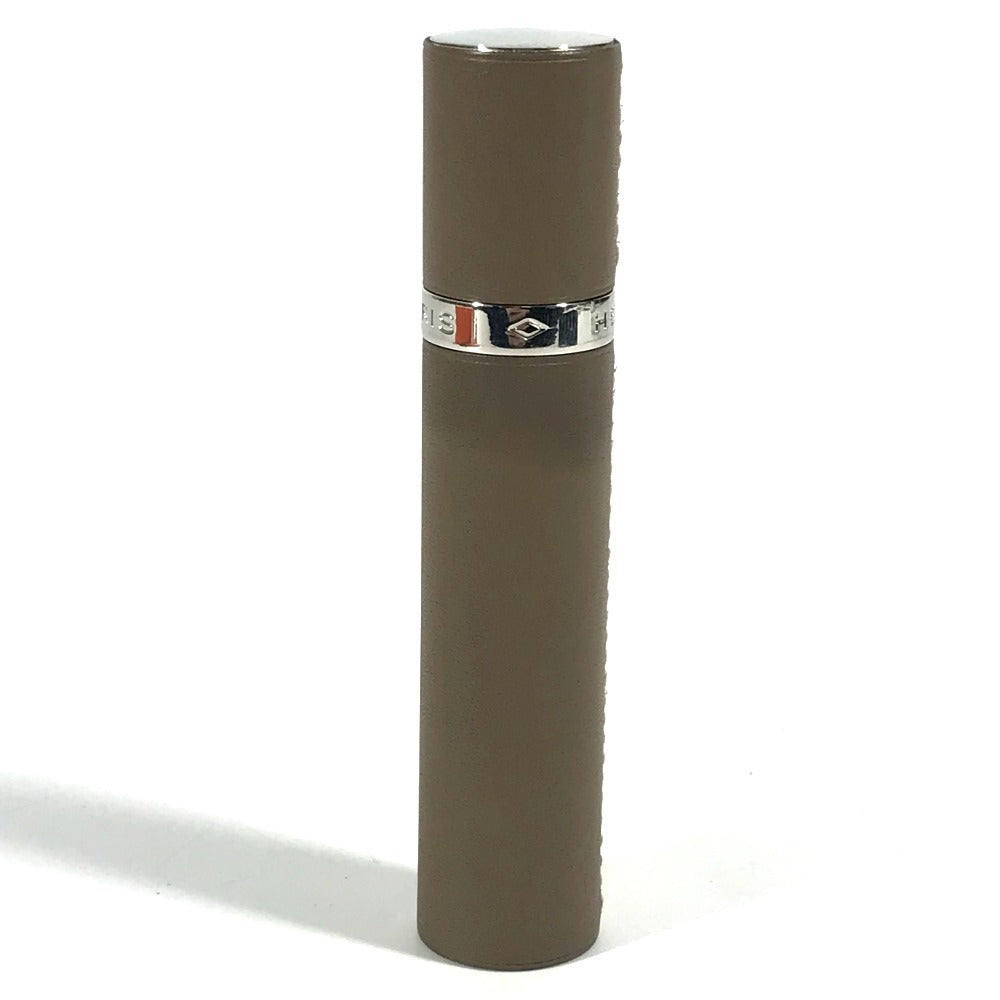 HERMES パフュームケース レフィラブル アトマイザー 香水ケース 香水入れ 小物入れ レザー ユニセックス エトゥープ グレー