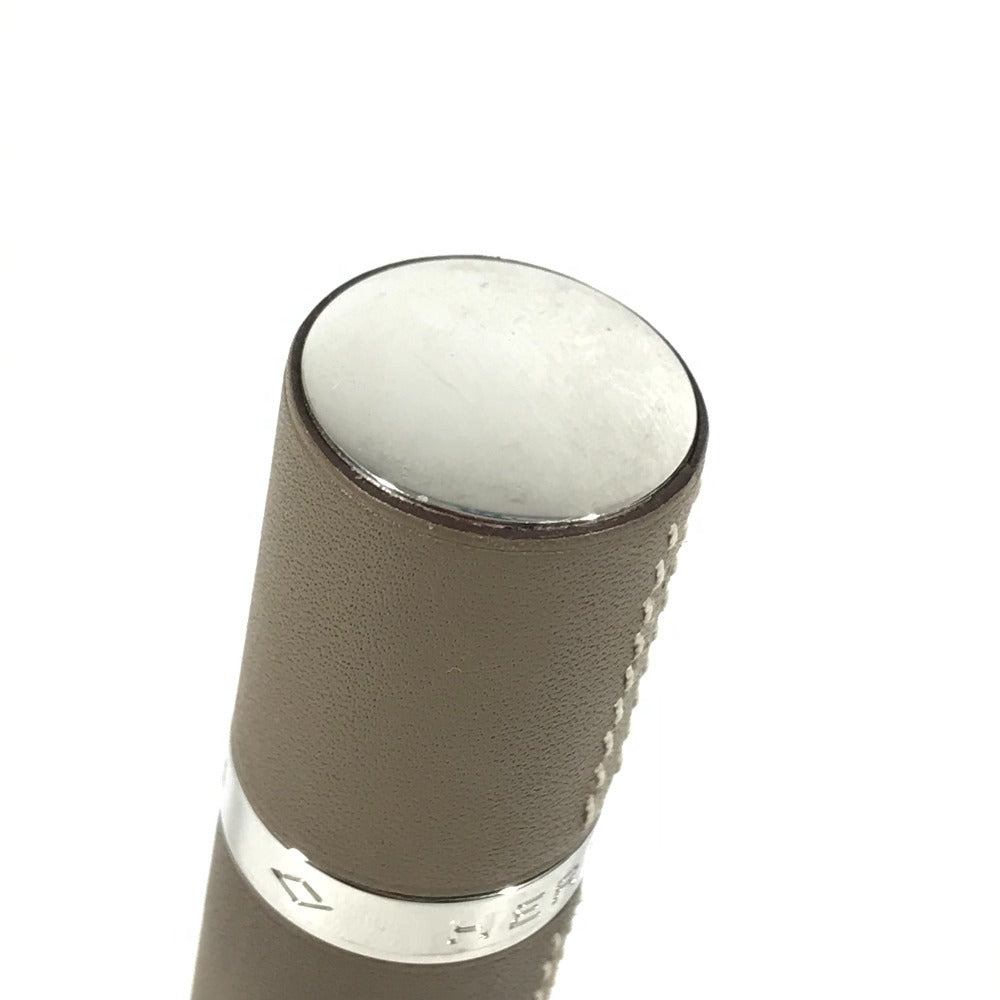 HERMES パフュームケース レフィラブル アトマイザー 香水ケース 香水入れ 小物入れ レザー ユニセックス エトゥープ グレー