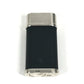 CARTIER logo Smoking tool Lighter Leather Black/Silver Used