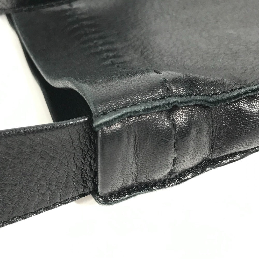 HERMES トゥドゥ ポシェット カバン 斜め掛け ショルダーバッグ レザー レディース ブラック