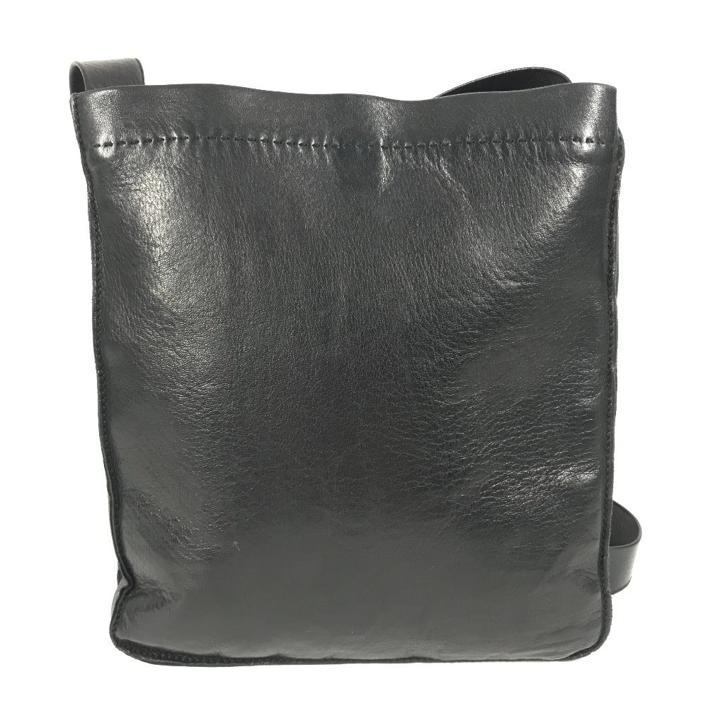 HERMES トゥドゥ ポシェット カバン 斜め掛け ショルダーバッグ レザー レディース ブラック