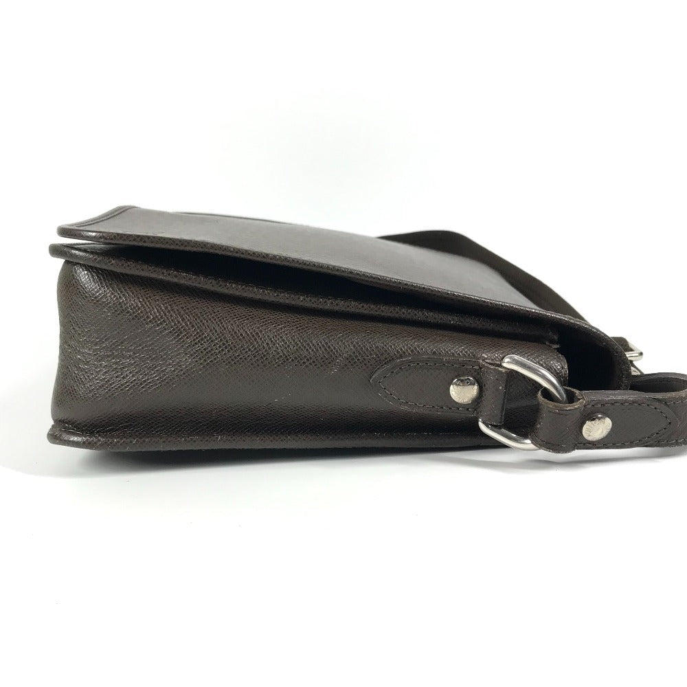 LOUIS VUITTON M32488 タイガ アンドレイ 斜め掛け メッセンジャーバッグ フラップ ショルダーバッグ タイガレザー ユニセックス グリズリ ブラウン