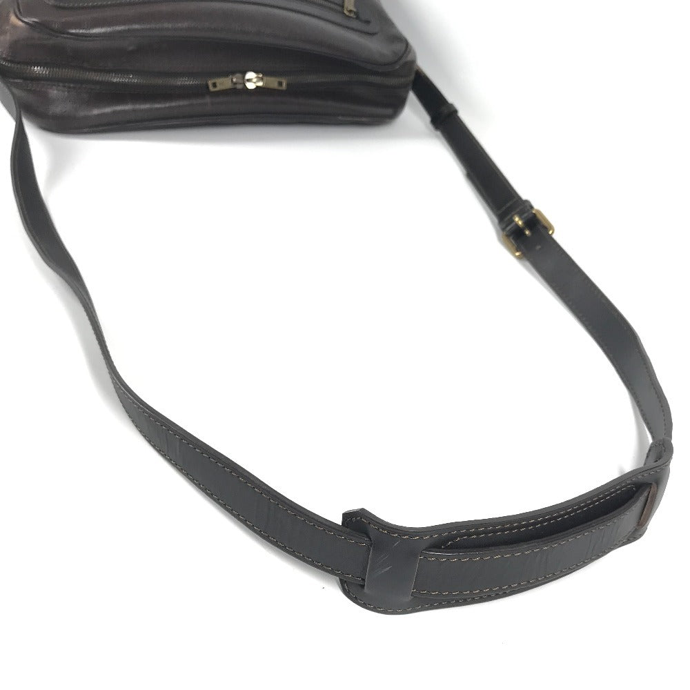LOUIS VUITTON M95791 ユタ リポーター カバン 斜め掛け メッセンジャーバッグ ショルダーバッグ ユタレザー ユニセックス カフェ ブラウン