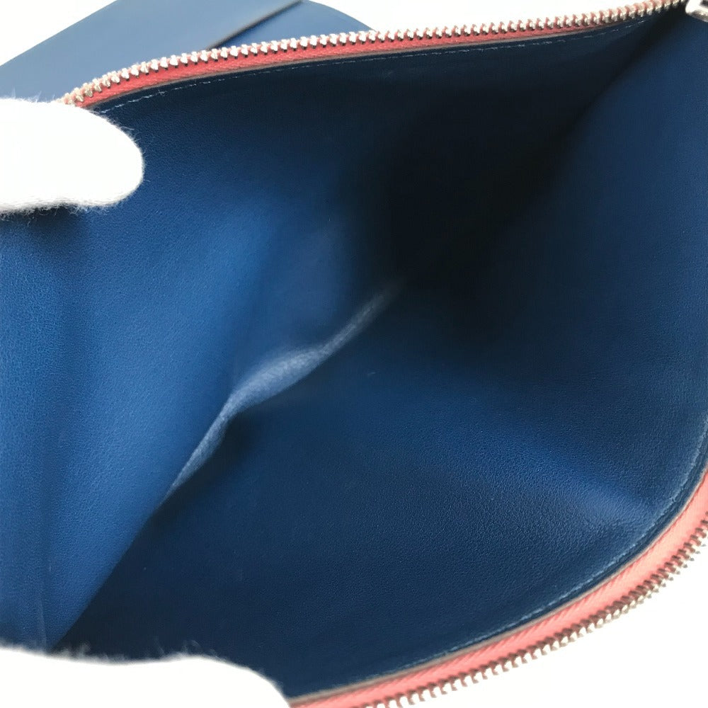 HERMES ステーショナリー バイカラー ノートパッド 《EAジップ》 A5 メモカバー ケース 手帳カバー ブックカバー ノートカバー レザー ユニセックス ローズアザレ ピンク