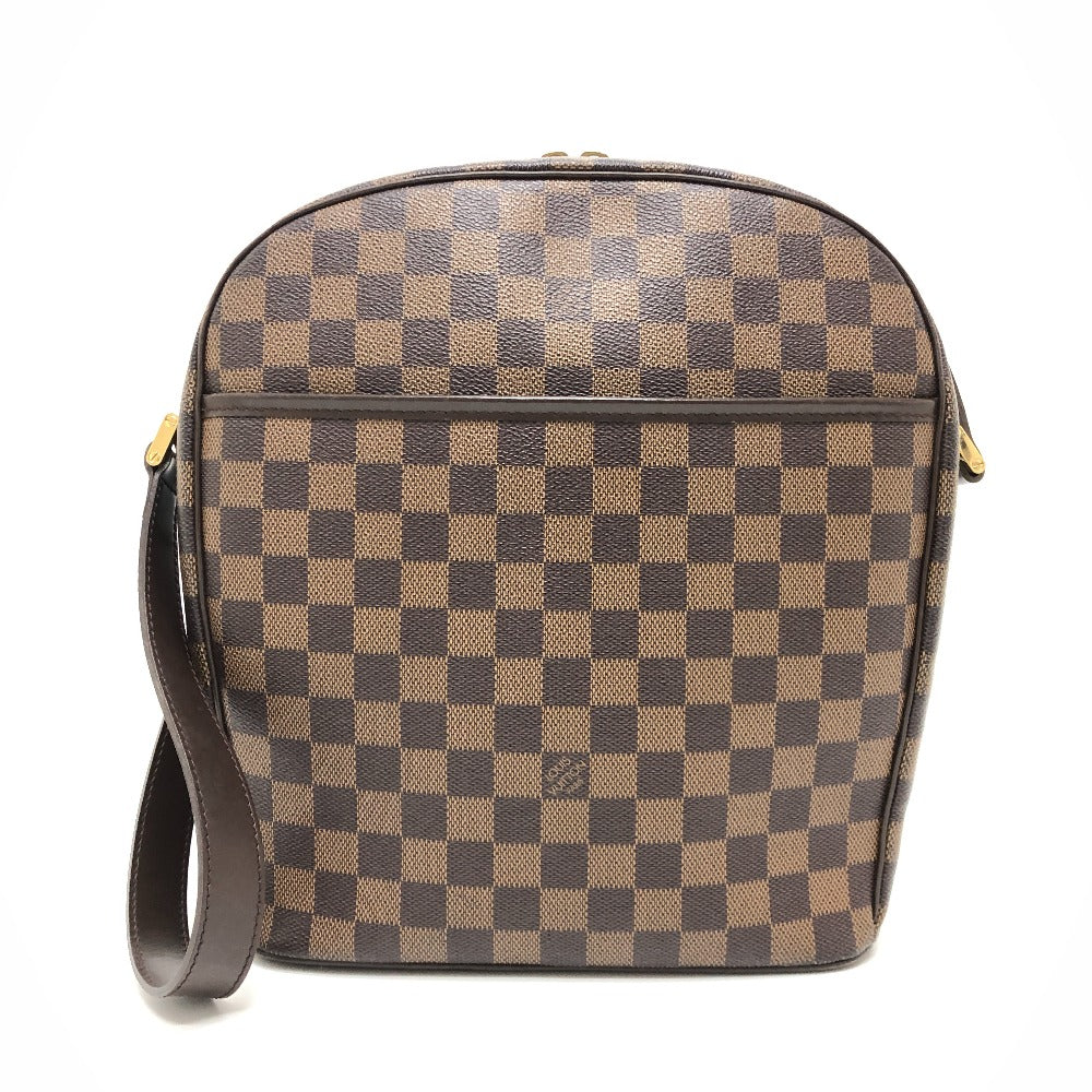LOUIS VUITTON N51292 ダミエ イパネマ GM カバン 斜め掛け ポシェット ショルダーバッグ ダミエキャンバス レディース エベヌ ブラウン