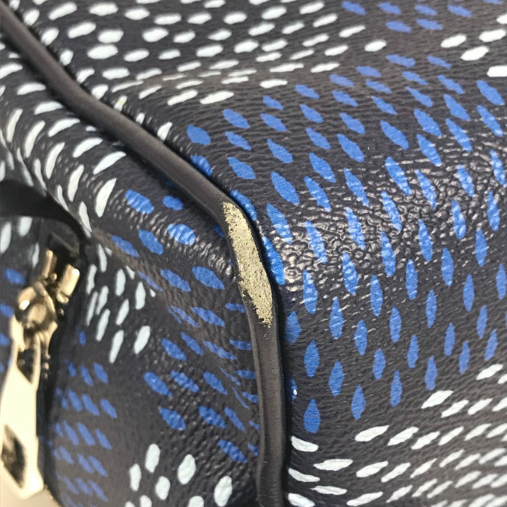 LOUIS VUITTON N40747 ダミエヘリテージ ロッカー ドップ･キット セカンドバッグ クラッチバッグ キャンバス ユニセックス ブルー