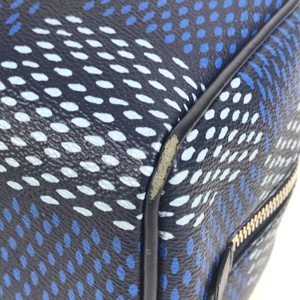 LOUIS VUITTON N40747 ダミエヘリテージ ロッカー ドップ･キット セカンドバッグ クラッチバッグ キャンバス ユニセックス ブルー