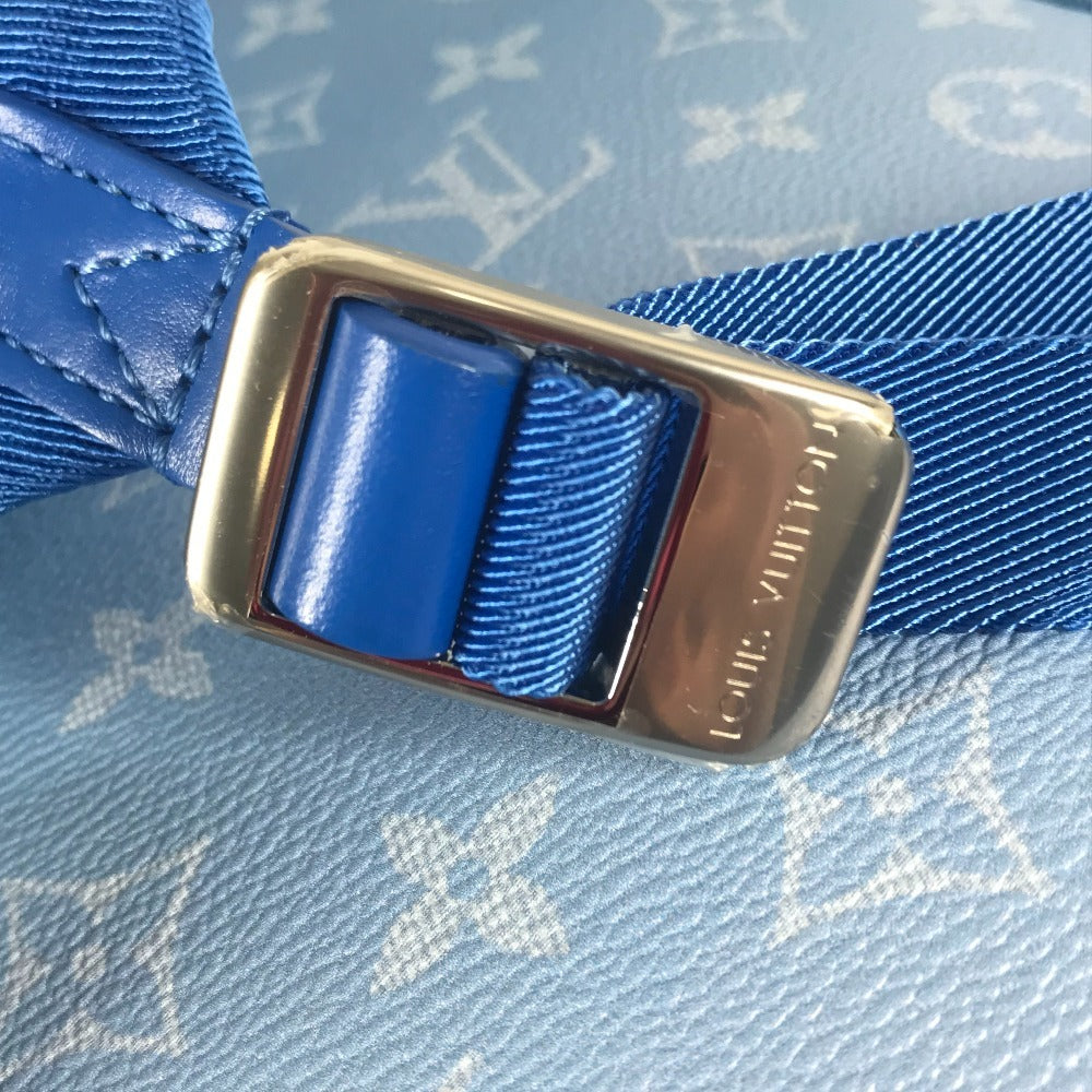 LOUIS VUITTON M45441 モノグラム・クラウズ バックパックマルチポケット バックパック カバン リュックサック レザー ユニセックス ブルー