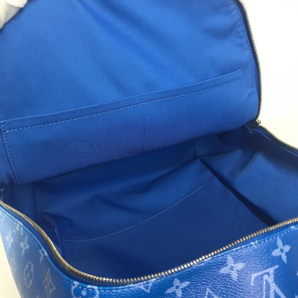 LOUIS VUITTON M45441 モノグラム・クラウズ バックパックマルチポケット バックパック カバン リュックサック レザー ユニセックス ブルー