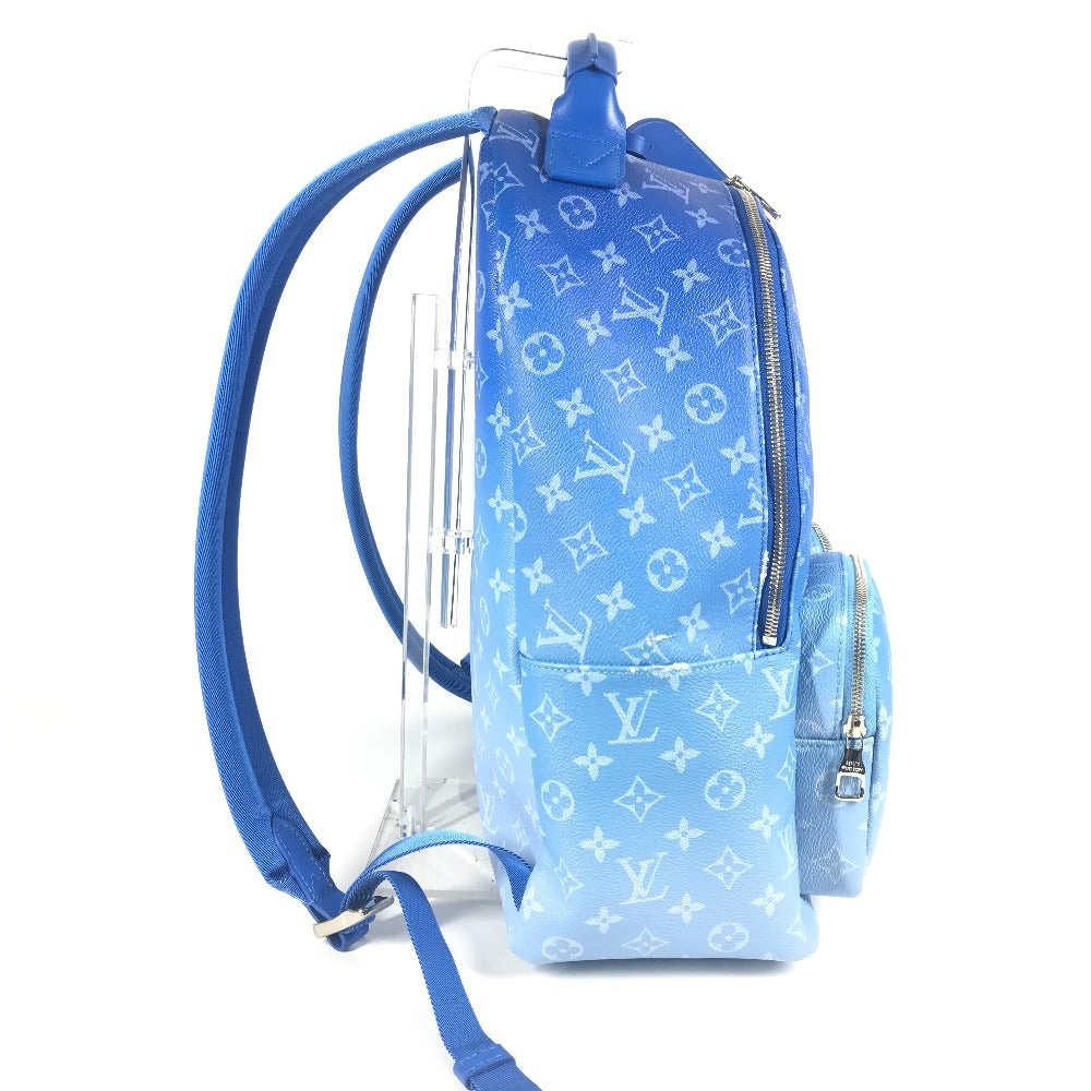 LOUIS VUITTON M45441 モノグラム・クラウズ バックパックマルチポケット バックパック カバン リュックサック レザー ユニセックス ブルー